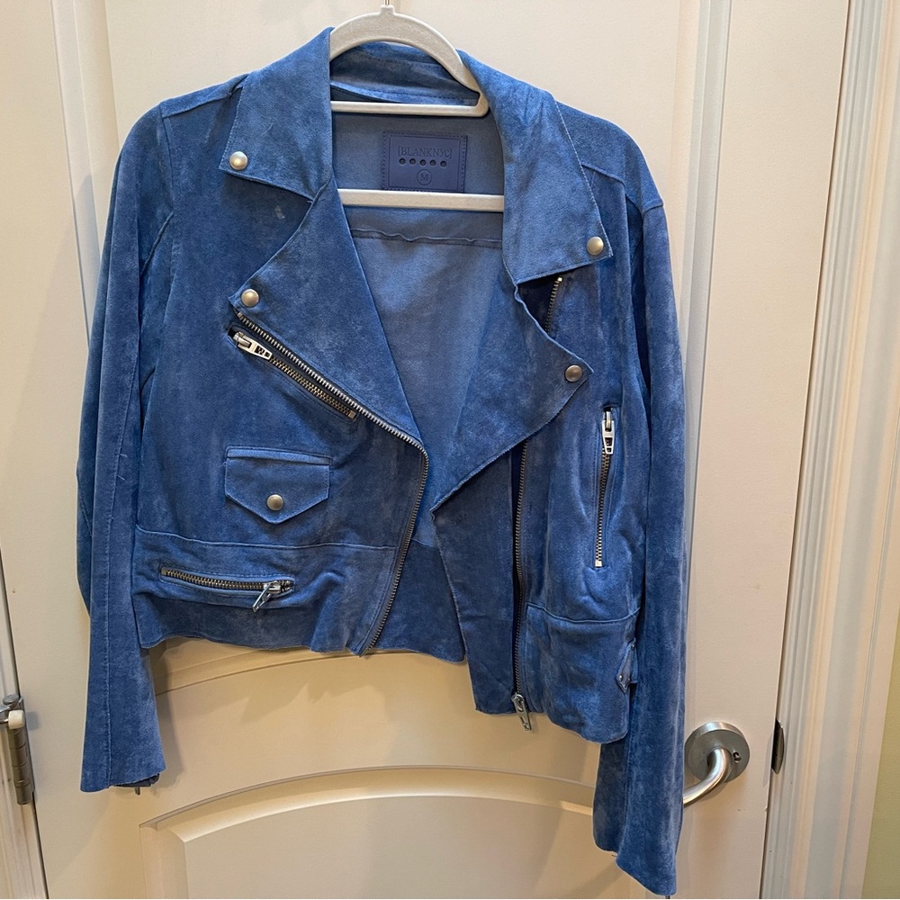 Unique suede moto jacket!